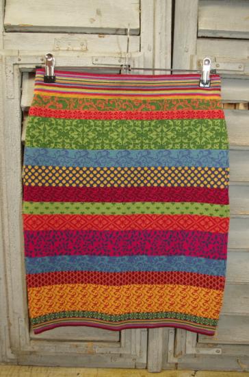 Strickrock, Wollrock Abby Bonbon von Invero Merino, Merinowolle